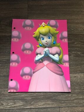Princess Peach New Pink Super Mario 2008 Nintendo with calendar inside